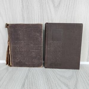 Antique Book Set of 2 (1905) House of the Seven Gables A Tale of Two Cities HC